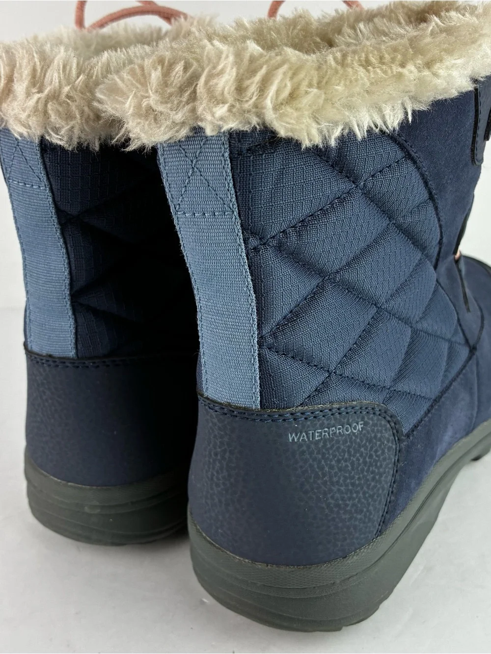 Columbia Navy Blue Ice Maiden Shorty Boots